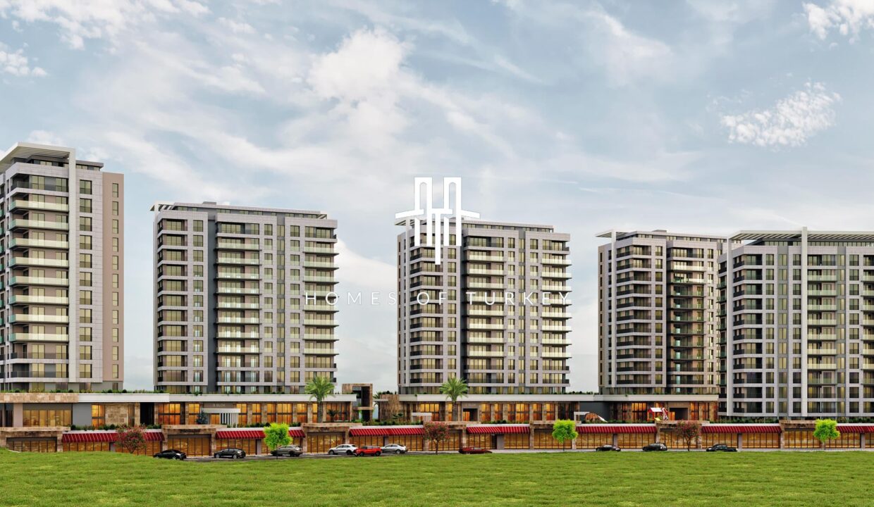 Modern Apartments for Sale in a Secure Complex with Sea View Neighboring the Marina in Beylikdüzü 3