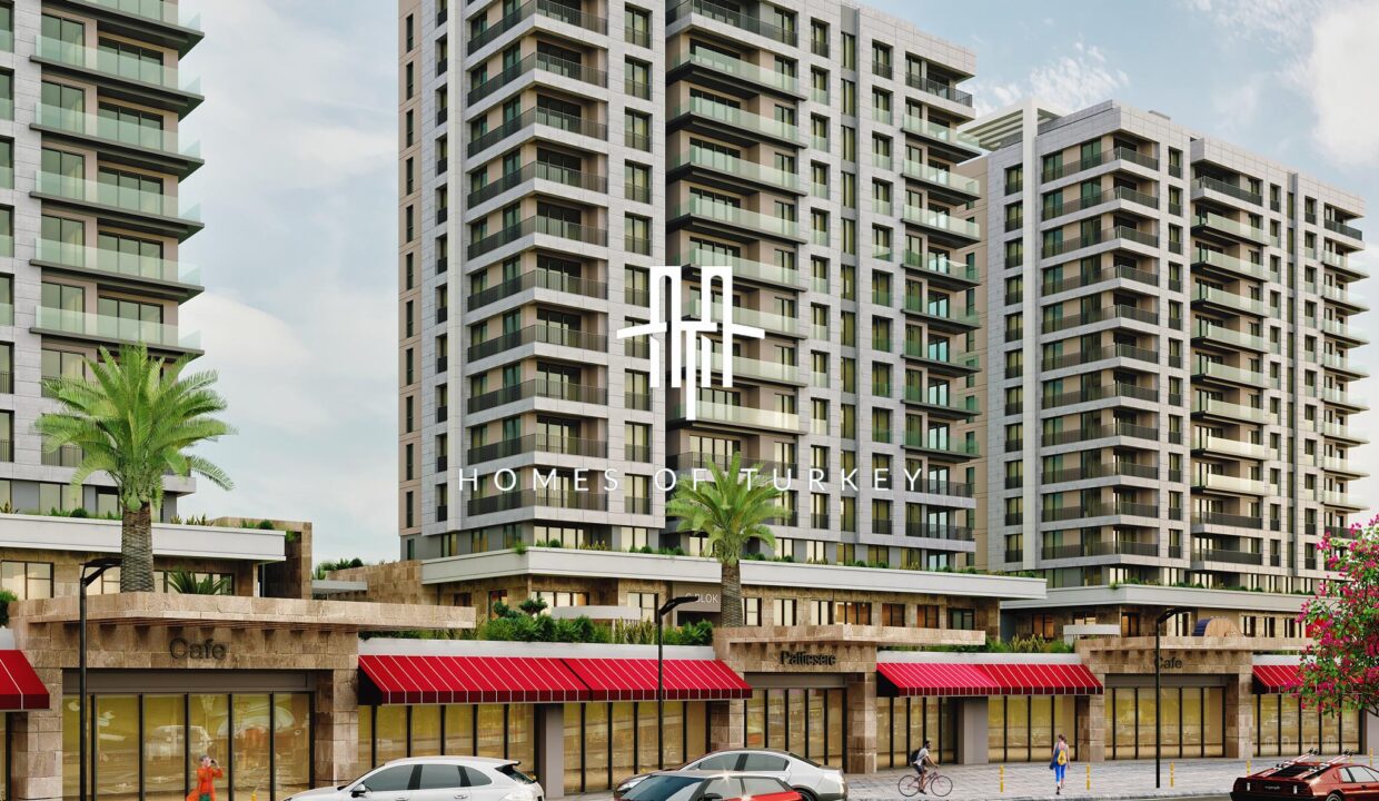 Modern Apartments for Sale in a Secure Complex with Sea View Neighboring the Marina in Beylikdüzü 4