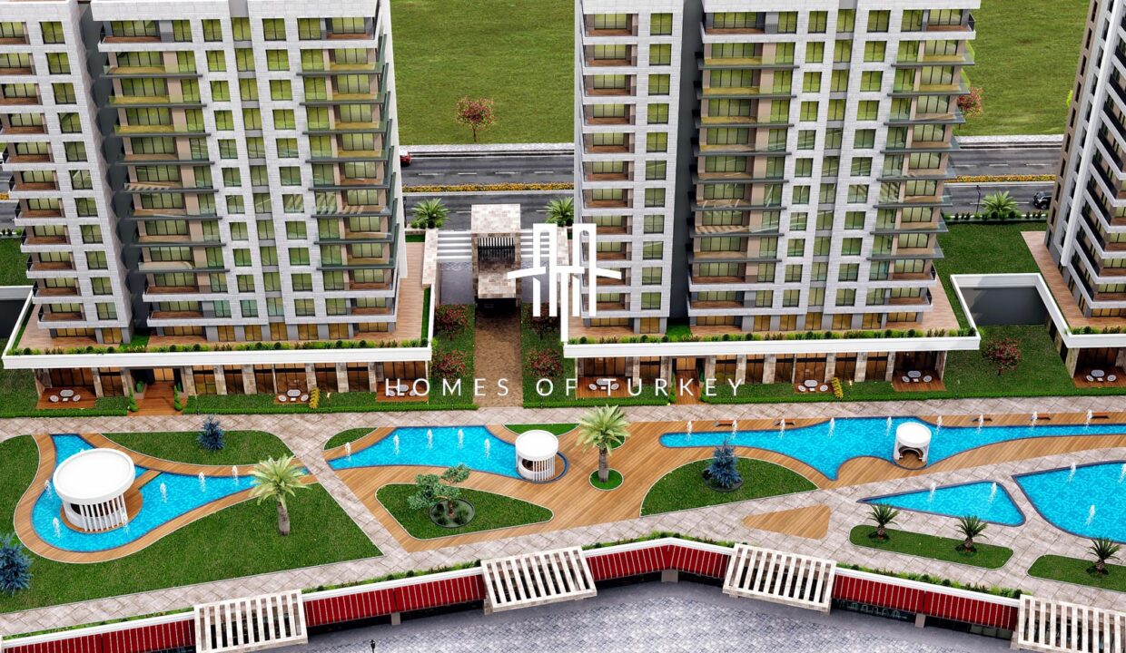 Modern Apartments for Sale in a Secure Complex with Sea View Neighboring the Marina in Beylikdüzü 8
