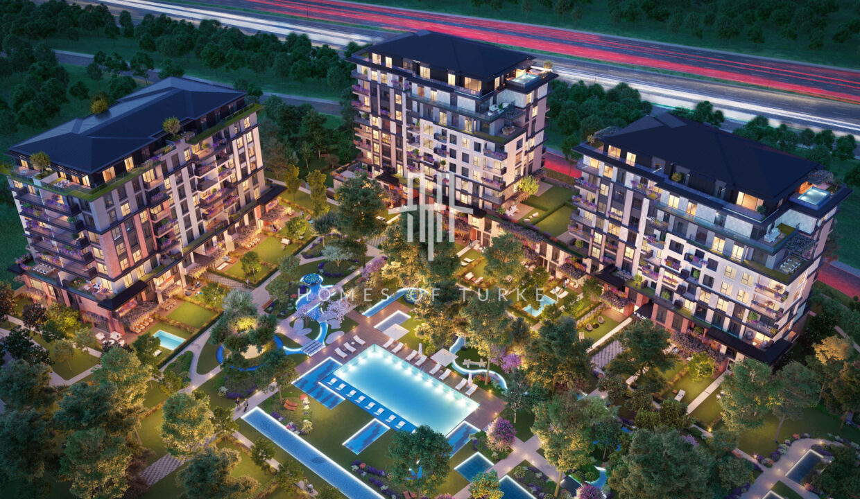 Modern Apartments in a Luxury Complex with Private Swimming Pool, Nestled with Nature in Sarıyer 1