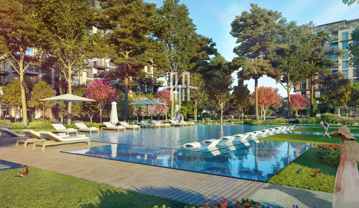 Modern Apartments in a Luxury Complex with Private Swimming Pool, Nestled with Nature in Sarıyer 15