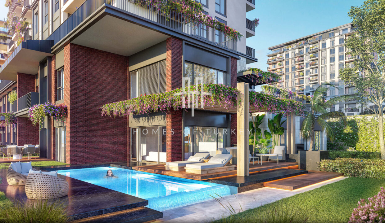 Modern Apartments in a Luxury Complex with Private Swimming Pool, Nestled with Nature in Sarıyer 4