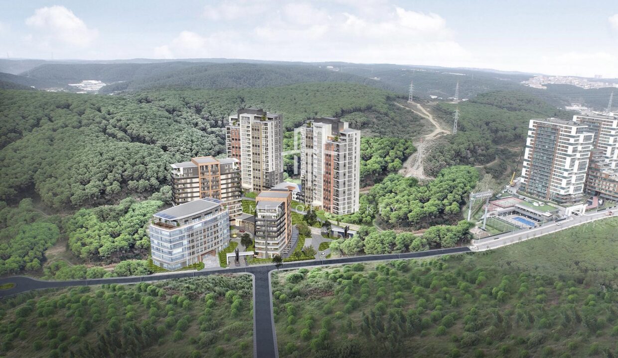 Modern Apartments in an Ultra Luxury Complex Next to Vadi Istanbul in Sariyer 1