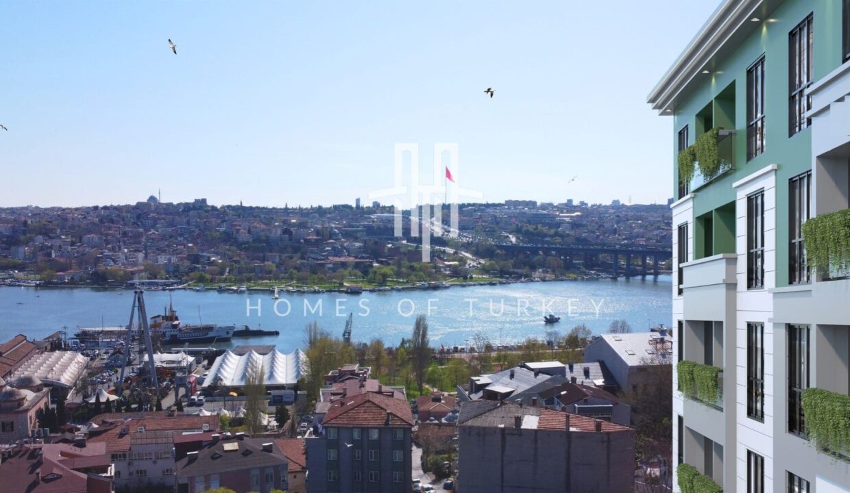 Modern Apartments with Golden Horn View in Beyoğlu, Istanbul 1