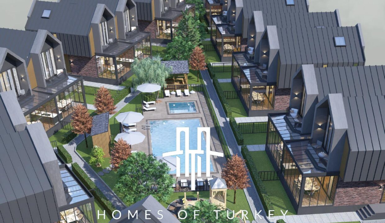 Modern Villas in Installments with Private Garden in Şile, Istanbul 5