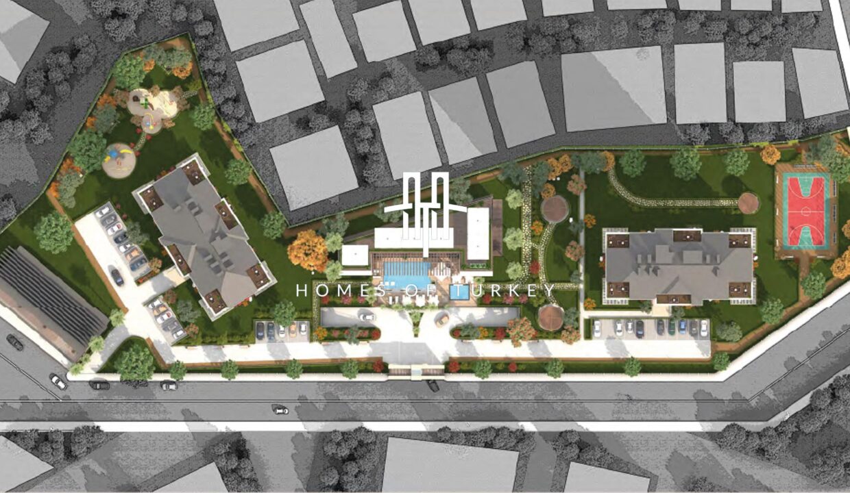 Ready-to-Use Flats in a Secure Complex with a Pool in Kartal 25