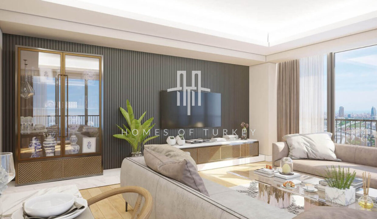 Sea View Apartments in a State Guaranteed Luxury Project in Ataşehir 10