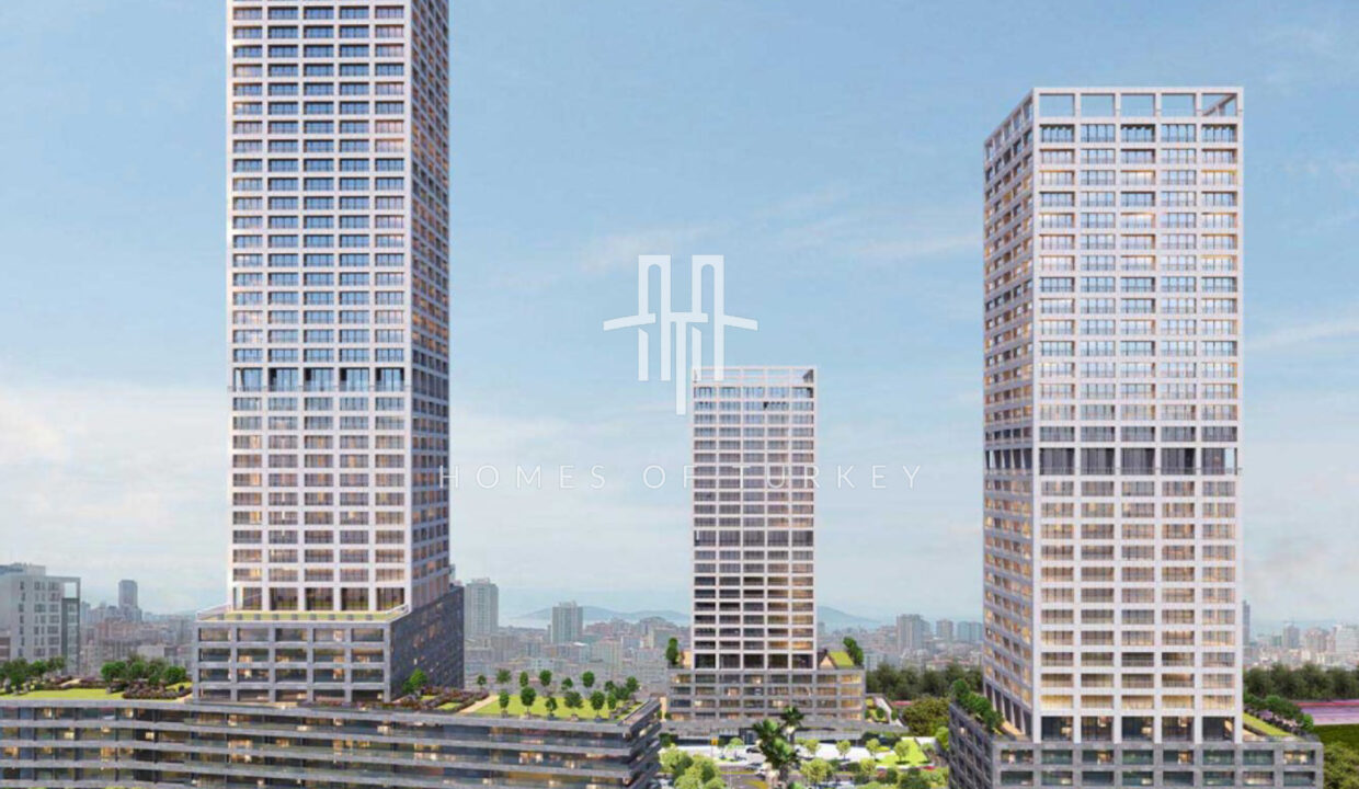 Sea View Apartments in a State Guaranteed Luxury Project in Ataşehir 2