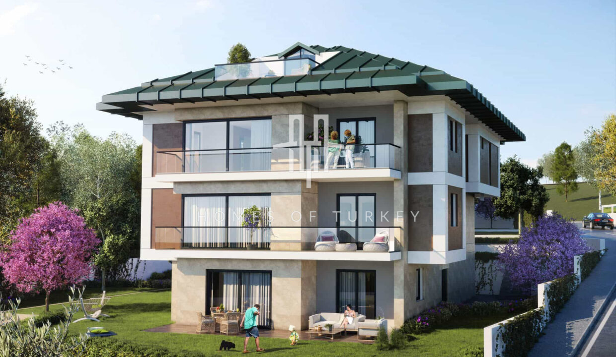 Sea View and Apartments with a Garden in a Luxury Complex by the Beach in Büyükcekmece 4