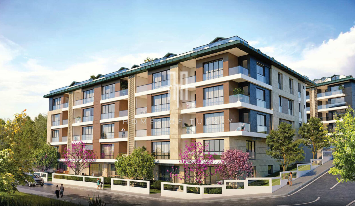 Sea View and Apartments with a Garden in a Luxury Complex by the Beach in Büyükcekmece 5