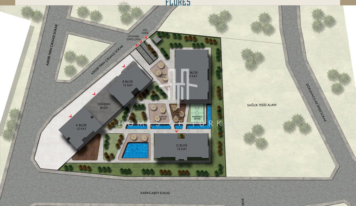 Spacious Apartments in a Prestigious Site Next to Transportation Networks in Zeytinburnu 10