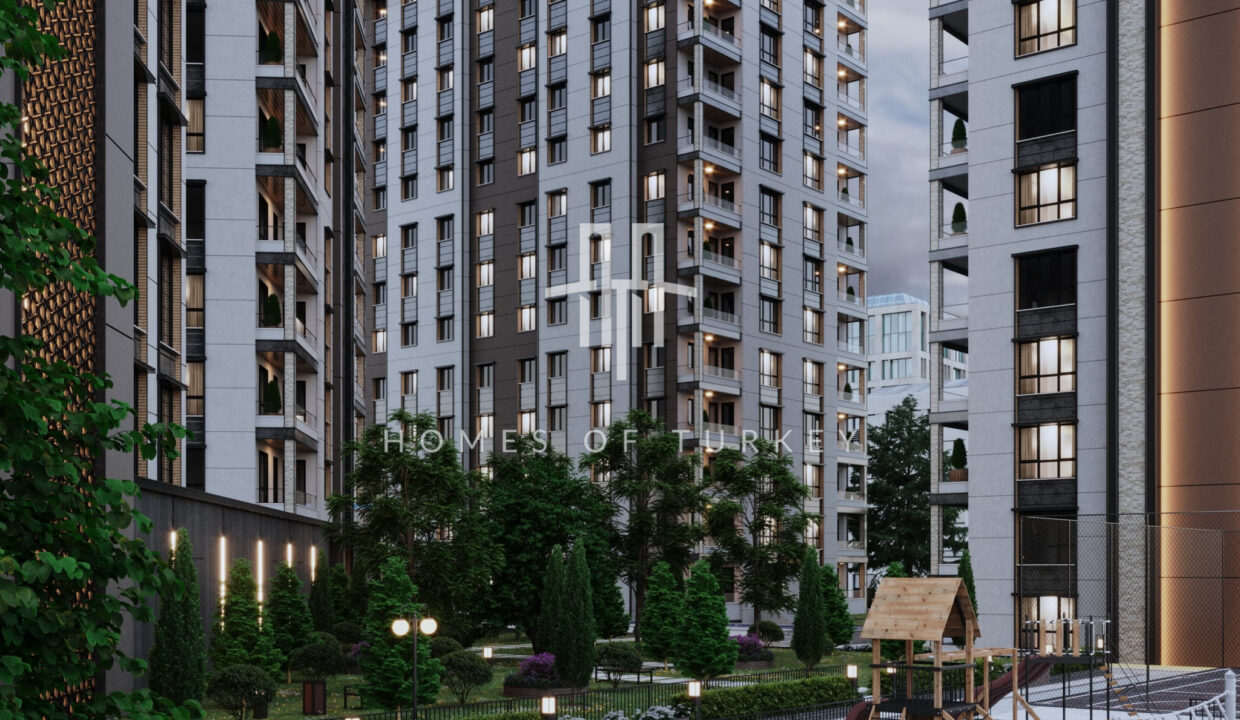 Spacious Apartments in a Prestigious Site Next to Transportation Networks in Zeytinburnu 5 (3)