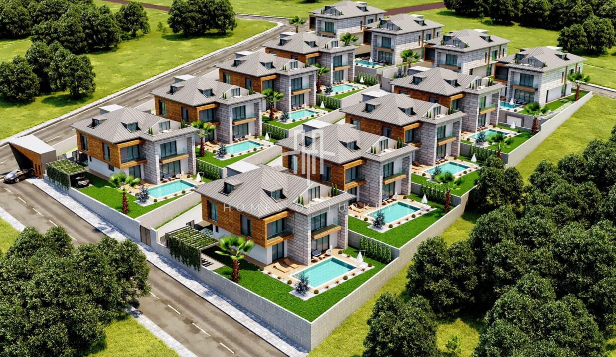 Triplex Detached Villas for Sale in Installments in Beylikdüzü, Istanbul 1,