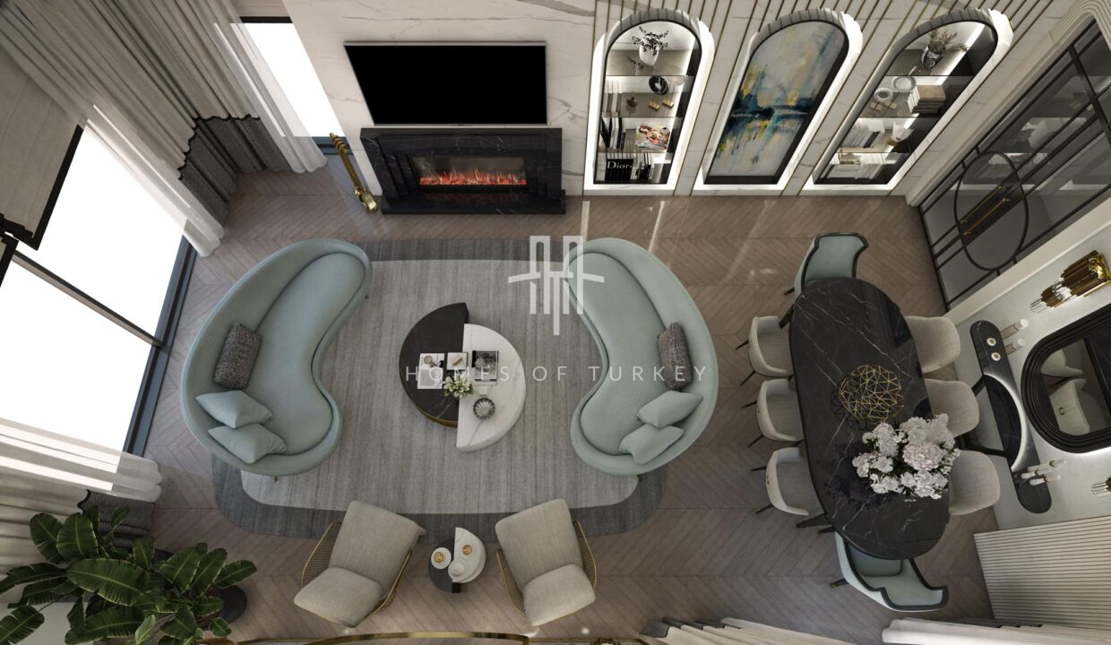 Triplex Detached Villas for Sale in Installments in Beylikdüzü, Istanbul 10,