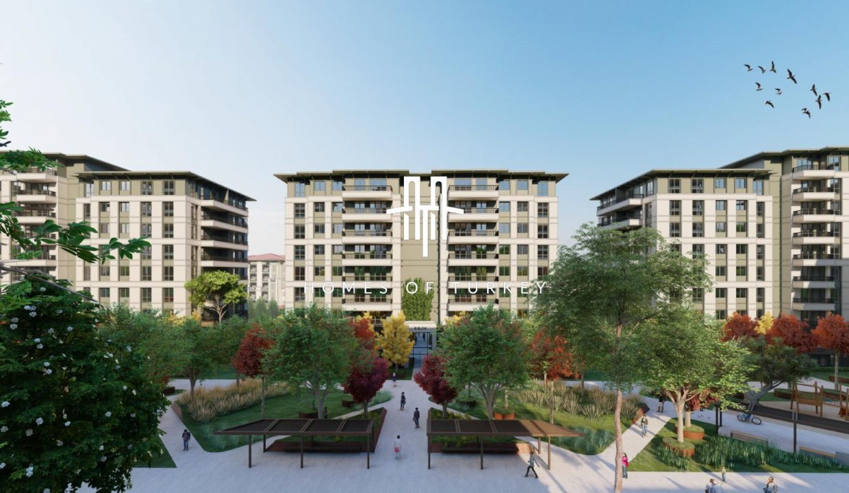 Apartments for Sale in a State-Guaranteed Complex in Küçükçekmece 11