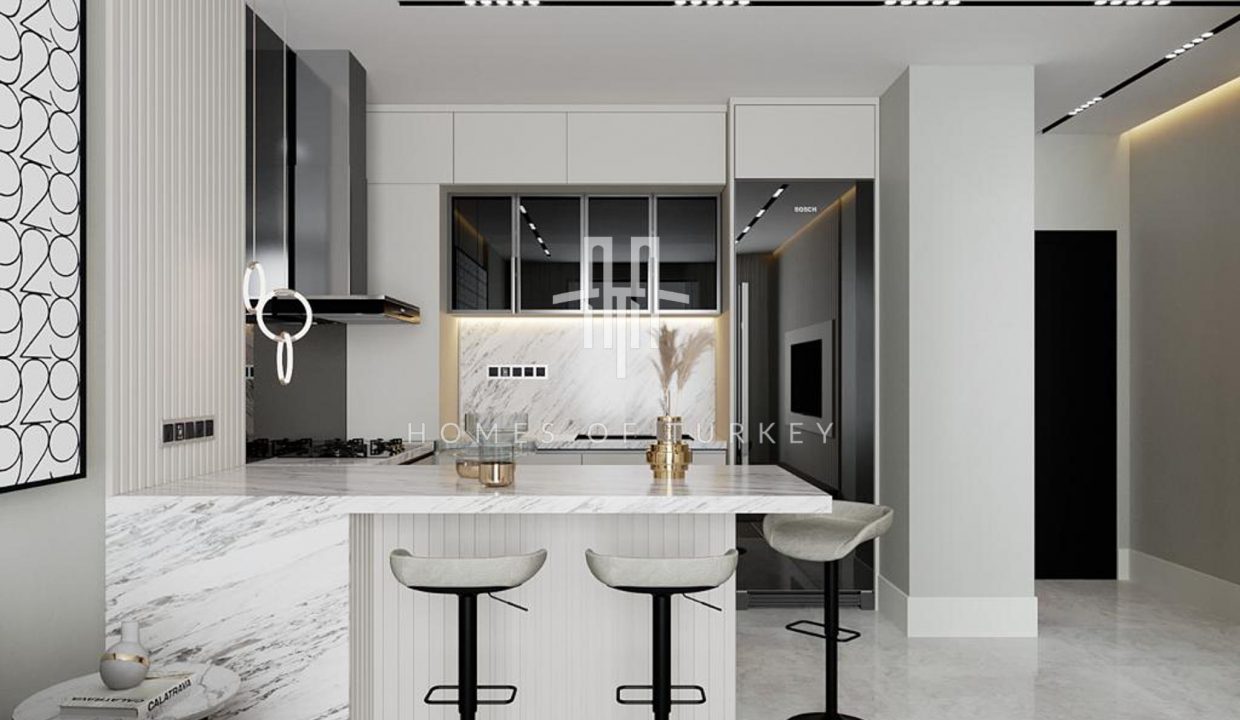 Apartments in Beylikdüzü Center within Walking Distance to Transportation Networks and Metrobus Station 8