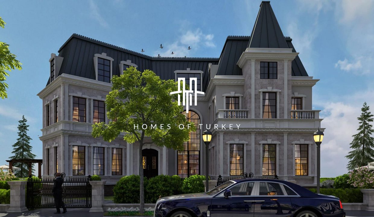 Detached Villas with Pool and Garden in a Complex in Çekmeköy 1,