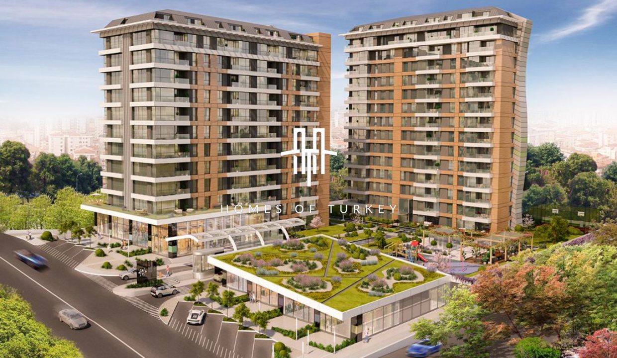 Flats for Sale in Başakşehir, in the Center of the City, in a Luxury Complex Away from the Complexity 1
