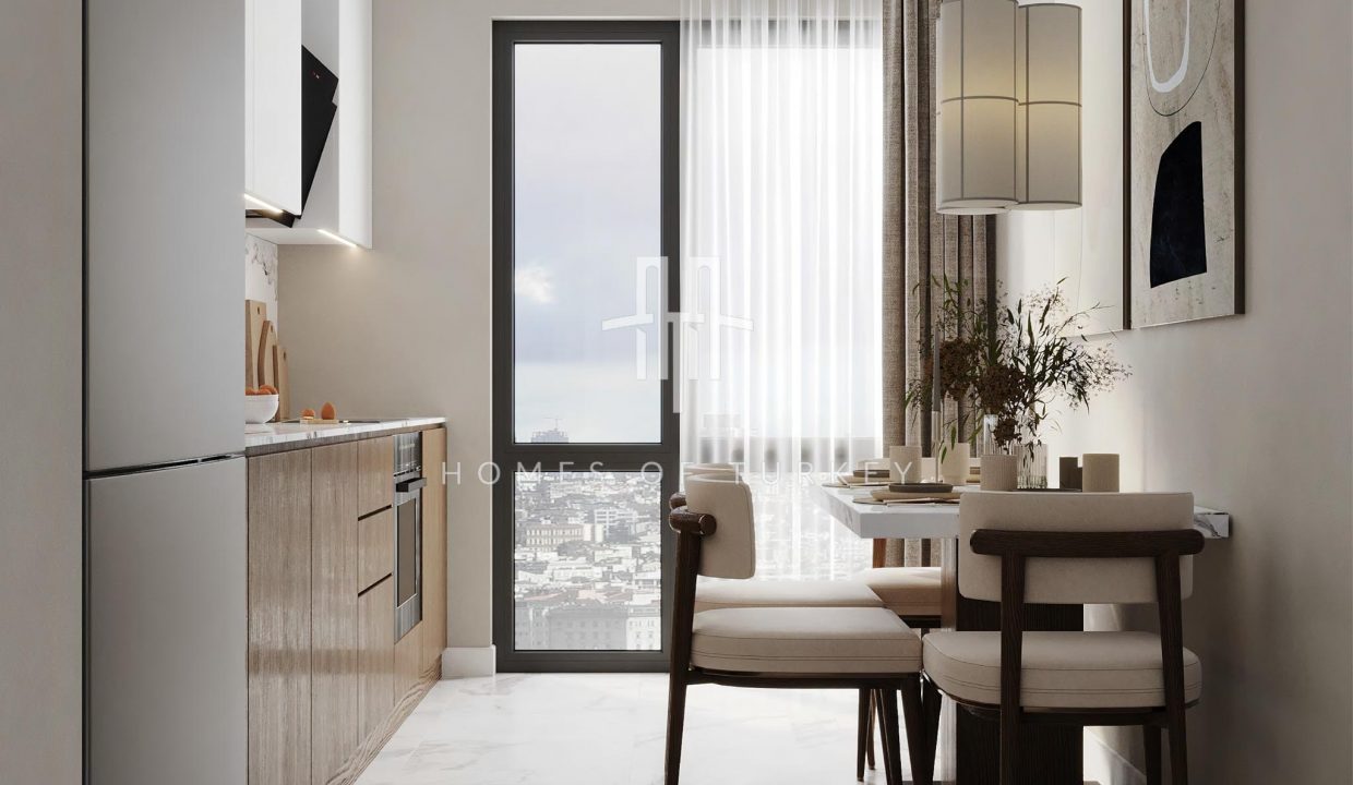 Flats for Sale in Installments in the Center of Public Transportation in Eyüpsultan, Istanbul 17