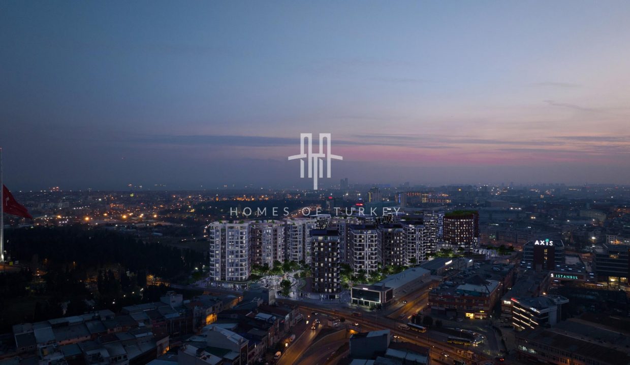 Flats for Sale in Installments in the Center of Public Transportation in Eyüpsultan, Istanbul 7,