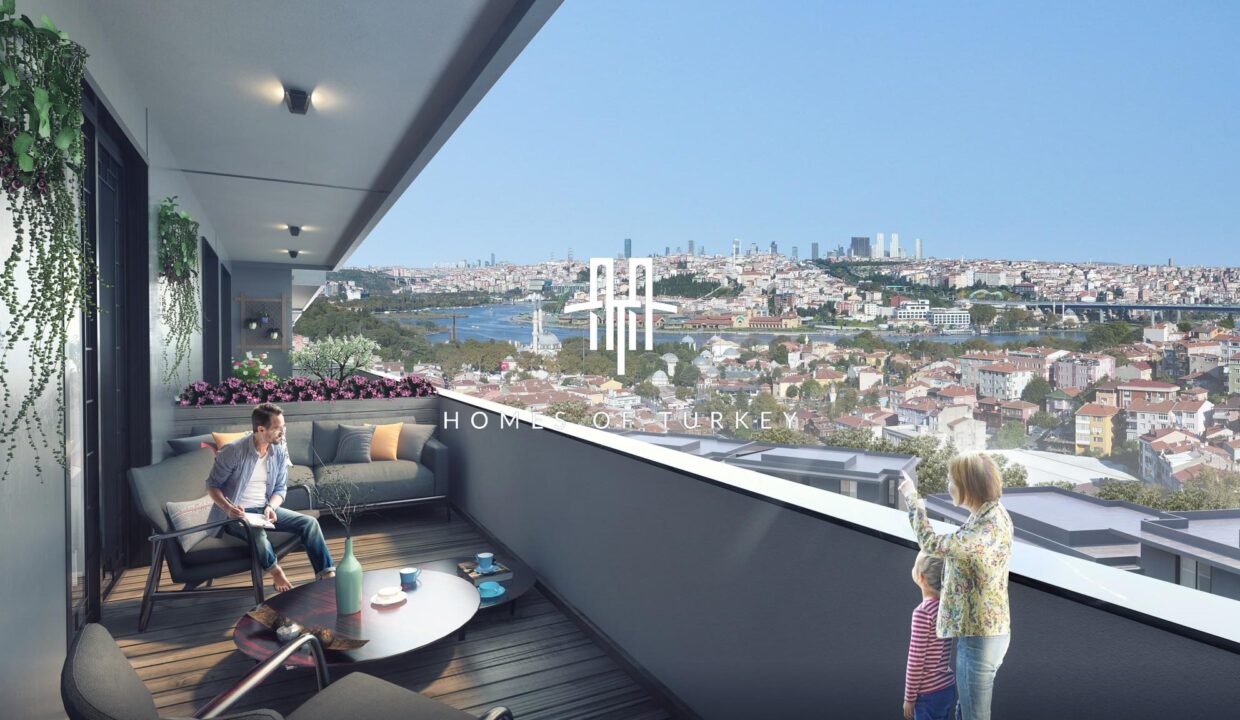 Flats for Sale with Golden Horn View in the Center of Eyupsultan, the Historical District of Istanbul 1