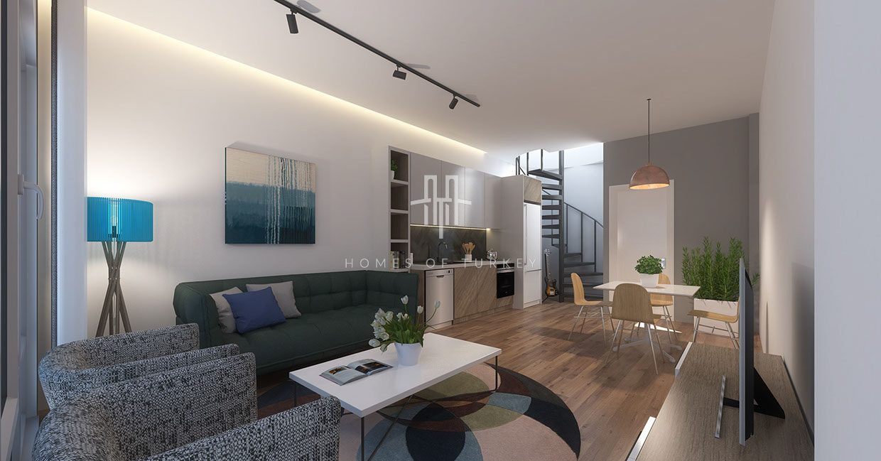 High Ceiling Luxury Apartments in the Heart of the City in Şişli 11