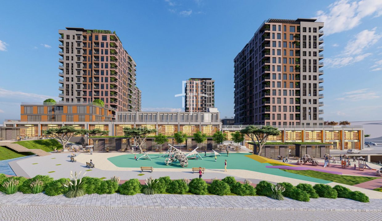 Luxurious Apartments with Installments in a Project with Shopping Center Next to Bahçelievler Tram Station 015