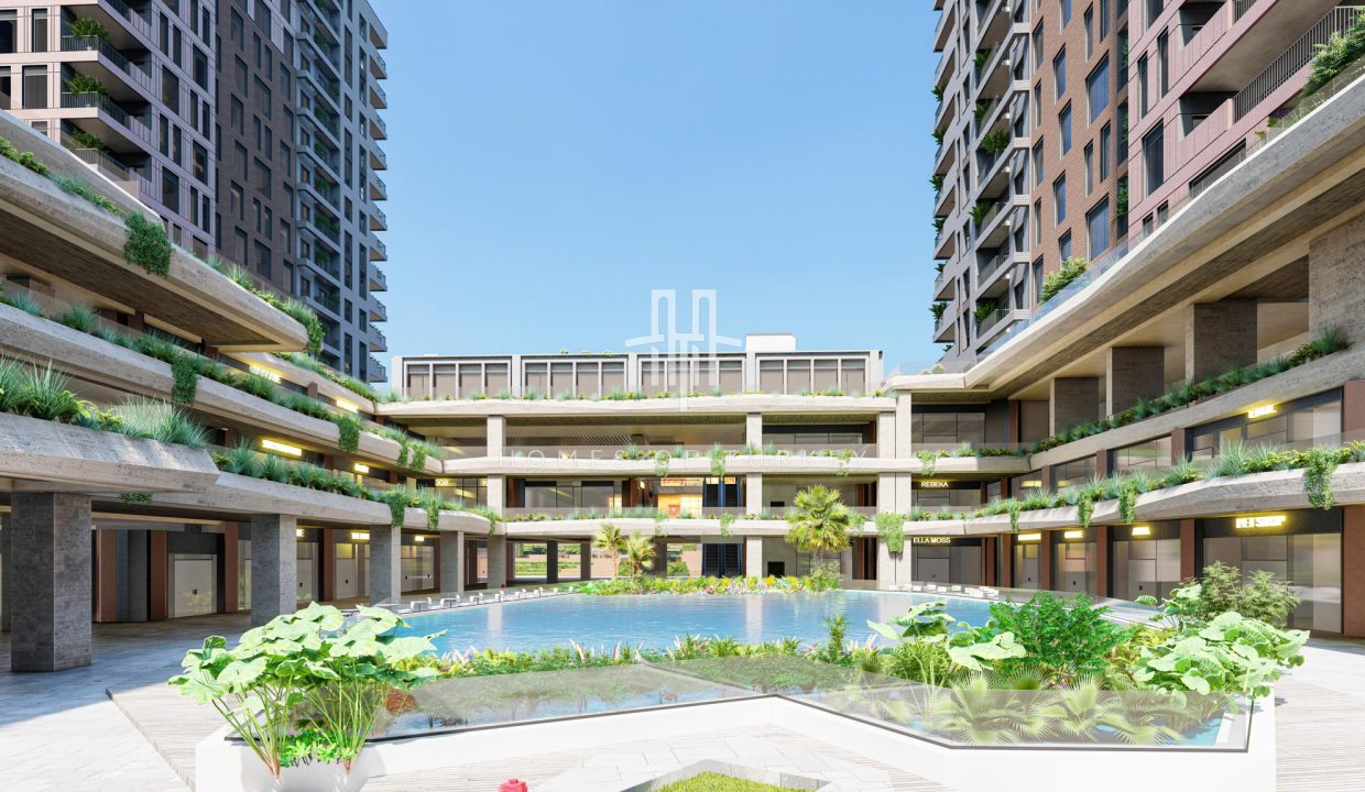 Luxurious Apartments with Installments in a Project with Shopping Center Next to Bahçelievler Tram Station 016