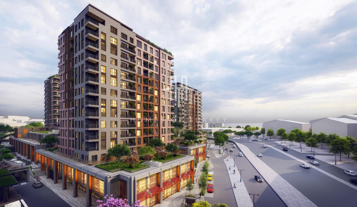 Luxurious Apartments with Installments in a Project with Shopping Center Next to Bahçelievler Tram Station 1