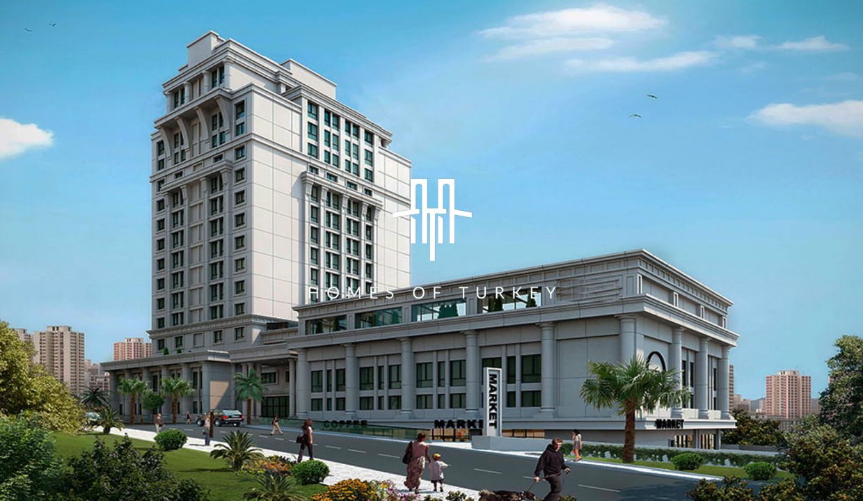 Luxury Apartments with Pond View and Close to Kanal Istanbul in Bahçeşehir 2
