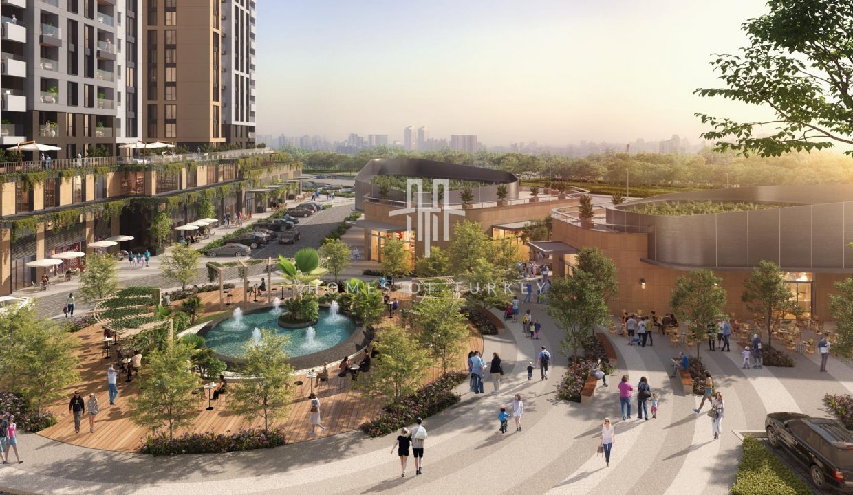 Modern Flats for Sale in Installments in a Complex with Green Areas in Ümraniye 11
