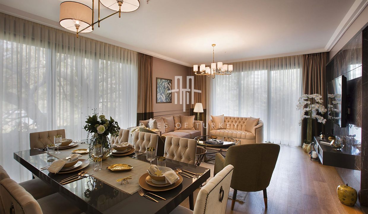 Modern Flats for Sale in Installments in a Complex with Green Areas in Ümraniye 12