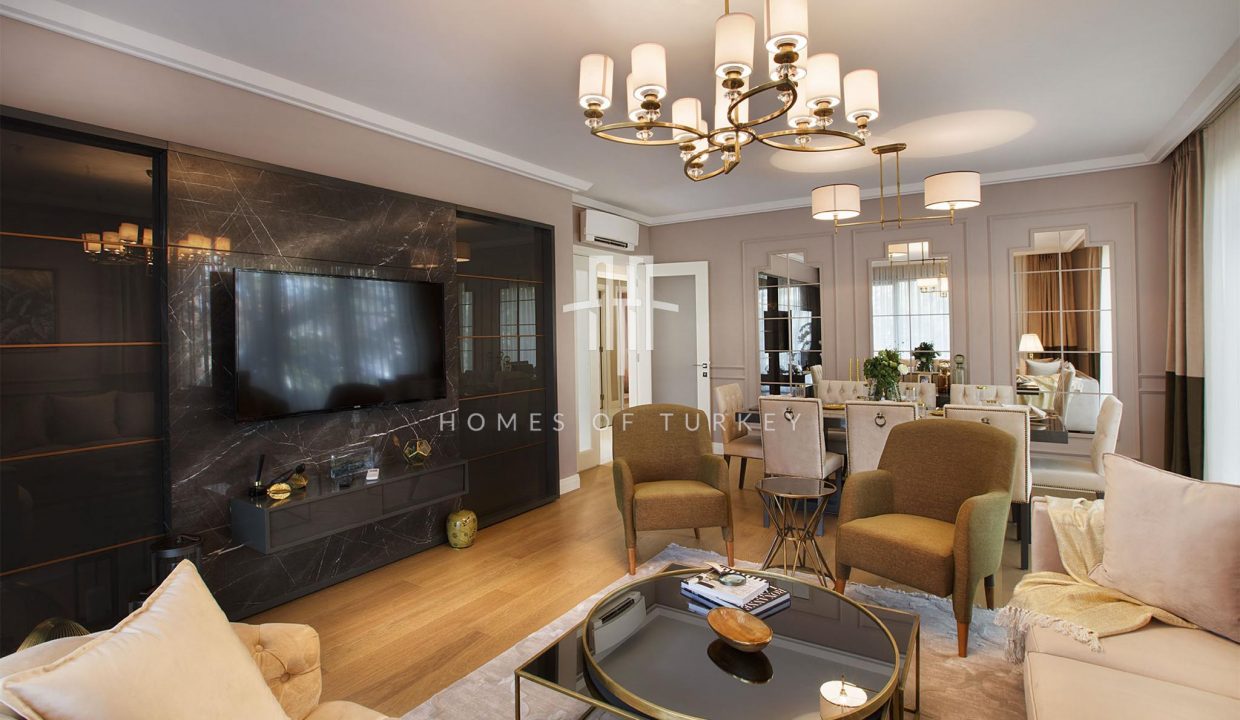 Modern Flats for Sale in Installments in a Complex with Green Areas in Ümraniye 14,