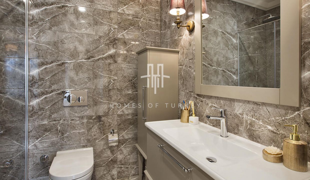 Modern Flats for Sale in Installments in a Complex with Green Areas in Ümraniye 19