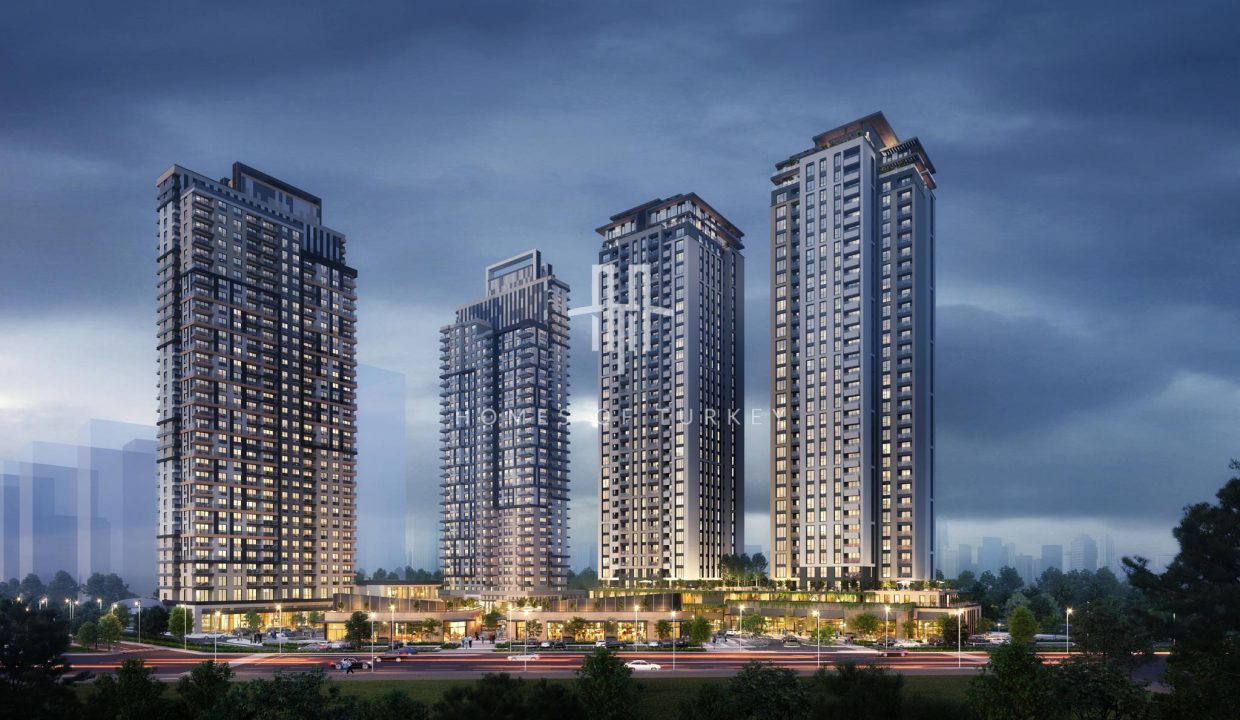 Modern Flats for Sale in Installments in a Complex with Green Areas in Ümraniye 2