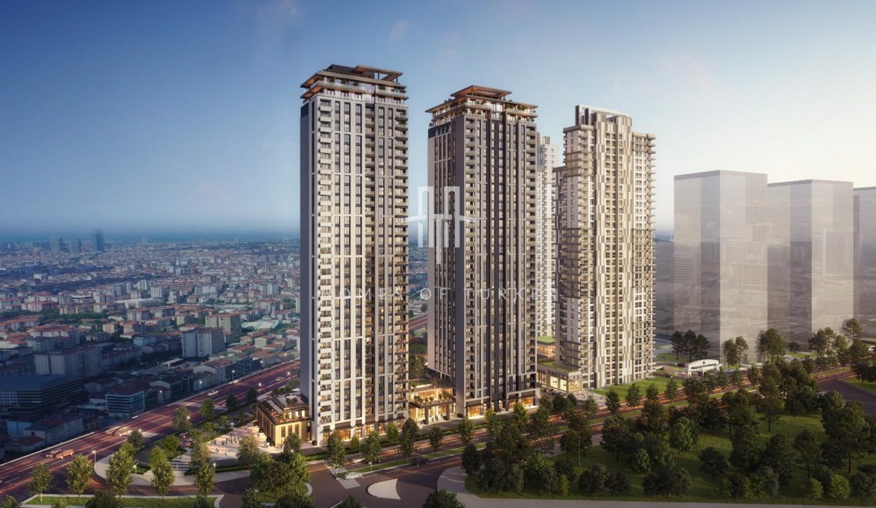 Modern Flats for Sale in Installments in a Complex with Green Areas in Ümraniye 4