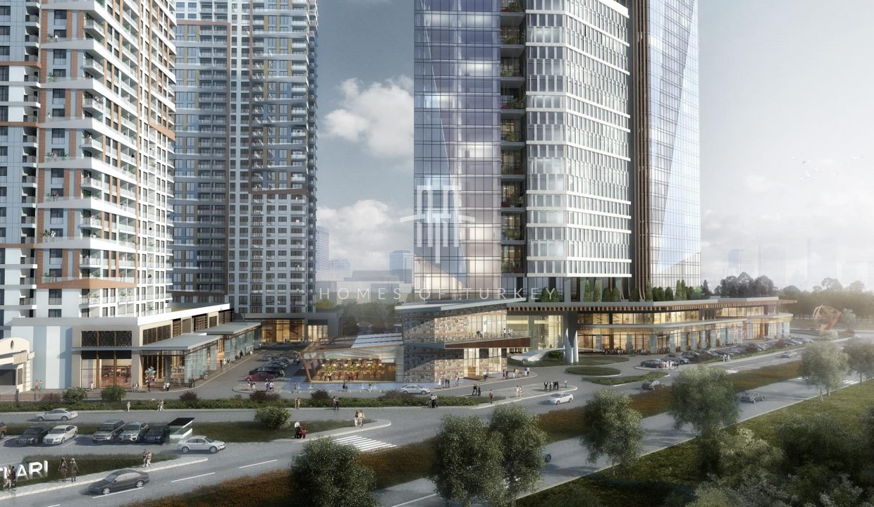 Modern Flats for Sale in Installments in a Complex with Green Areas in Ümraniye 9
