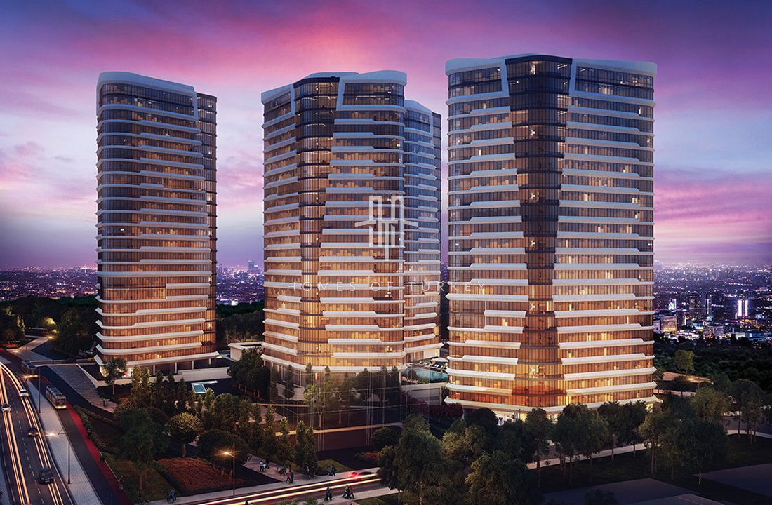 New Luxury Apartments with Installments in Walking Distance to Metro and Metrobus in Kadıköy 1