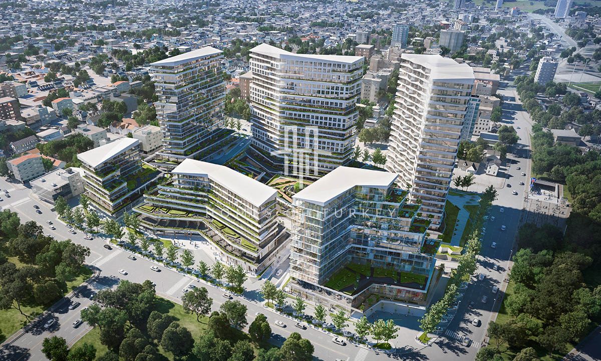 Quality Modern Apartments in Mixed Project in Istanbul Küçükçekmece 1