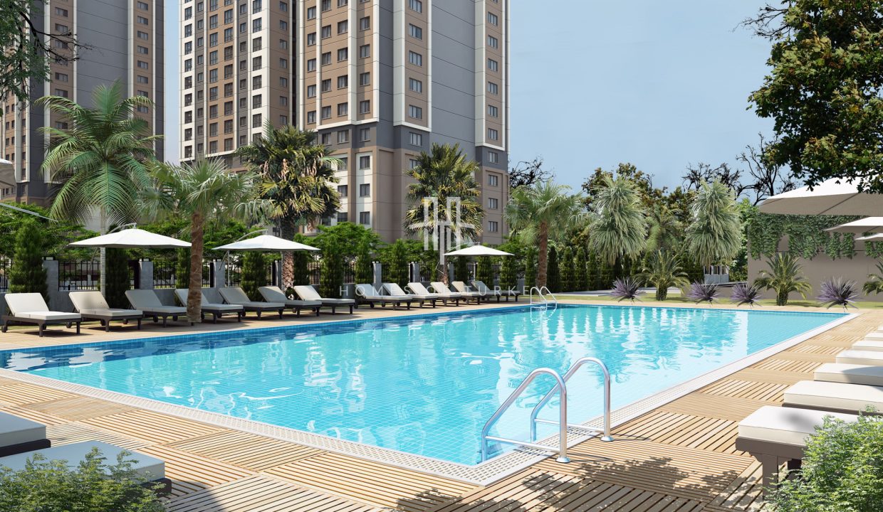 Sea View Apartments in a Complex with Rich Facilities in Kartal 10
