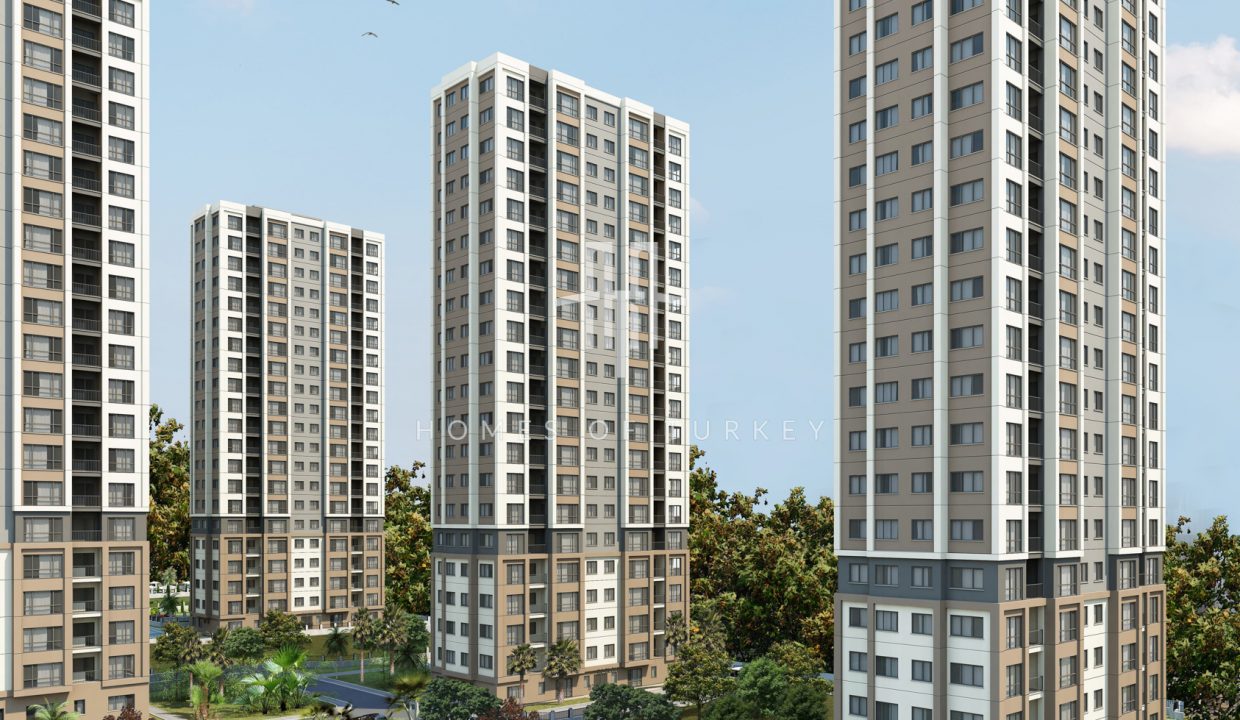 Sea View Apartments in a Complex with Rich Facilities in Kartal 2