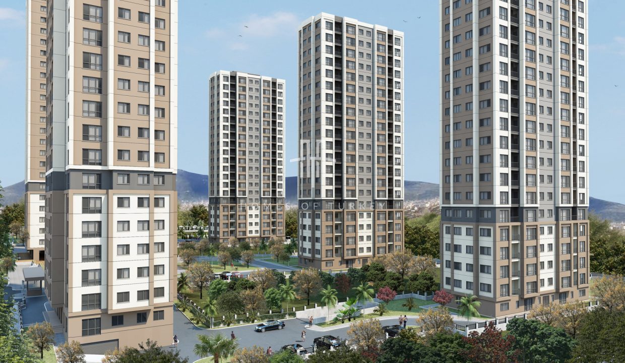 Sea View Apartments in a Complex with Rich Facilities in Kartal 3