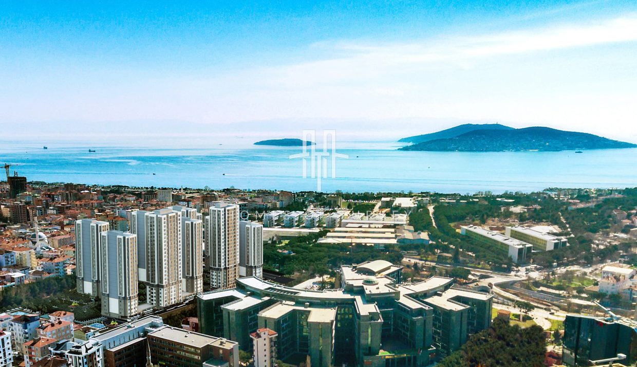Sea View Apartments in a Complex with Rich Facilities in Kartal 4