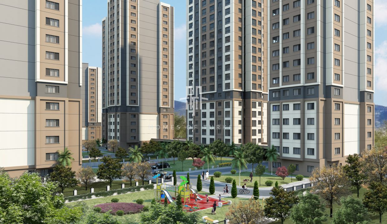 Sea View Apartments in a Complex with Rich Facilities in Kartal 7