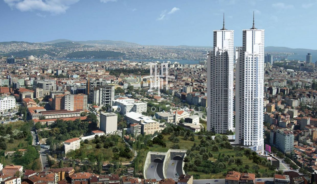 Sea and City View Residences for Sale in Bomonti, Şişli 1