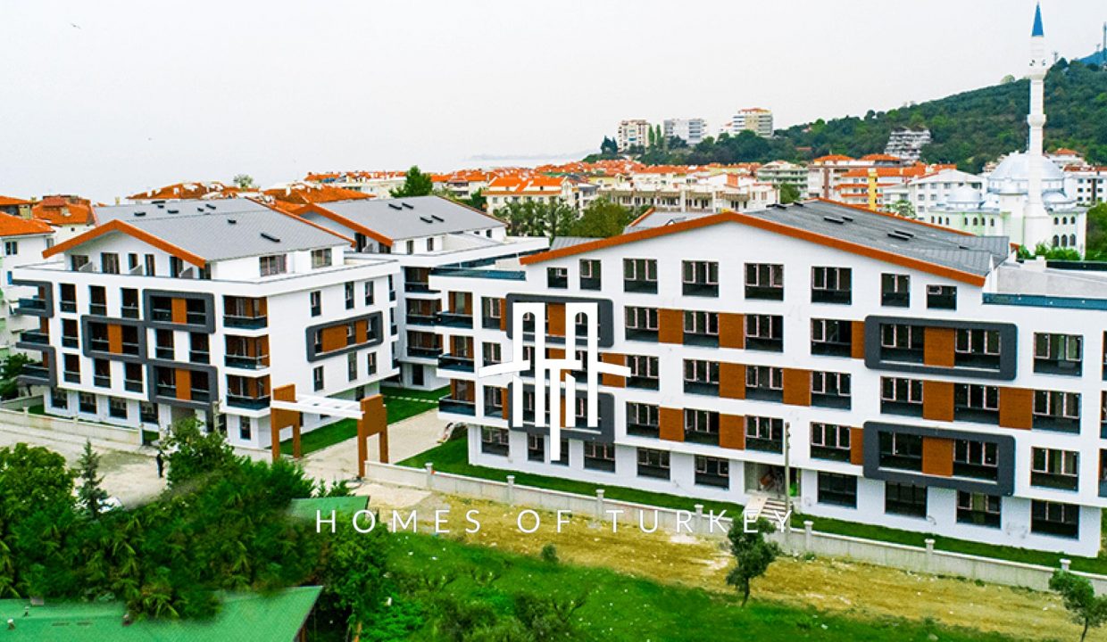 Apartments for Sale in a Complex with Sea and Forest Views in Yalova 2