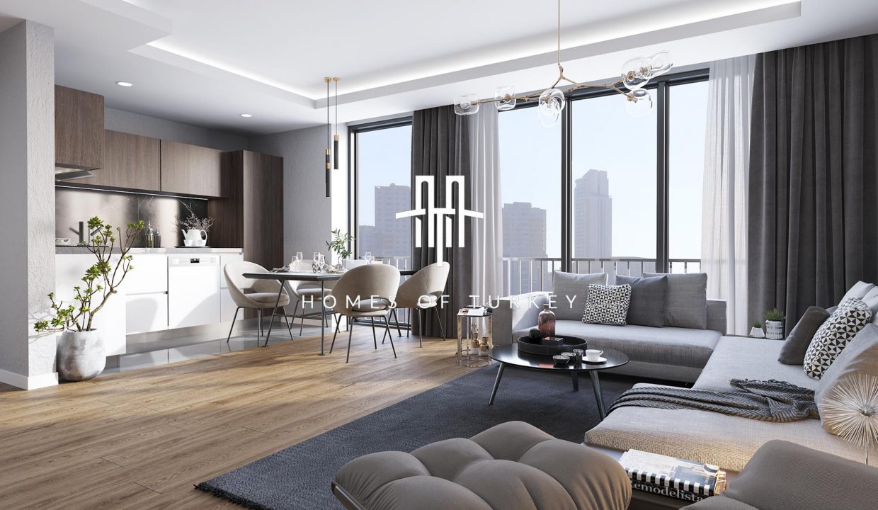 Centrally Located Modern Apartments for Sale in Ataşehir 10