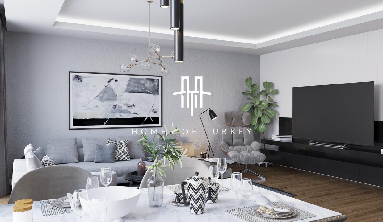Centrally Located Modern Apartments for Sale in Ataşehir 11