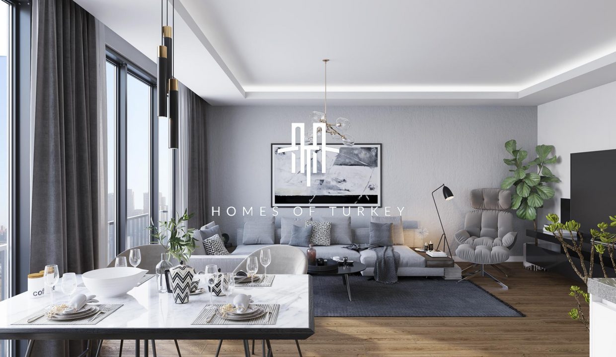 Centrally Located Modern Apartments for Sale in Ataşehir 12