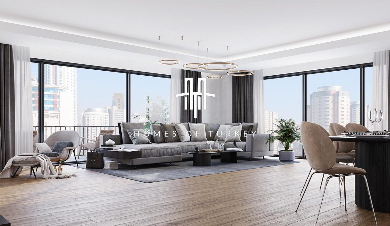 Centrally Located Modern Apartments for Sale in Ataşehir 7